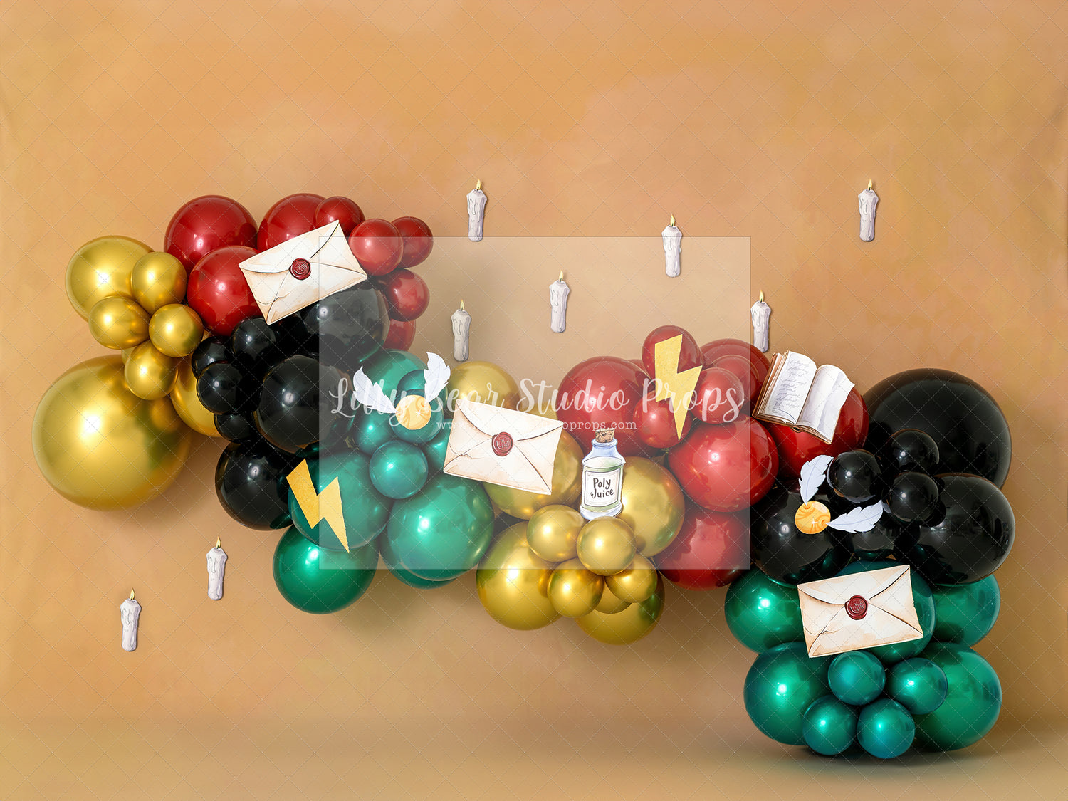 Hogwarts Balloons Seamless