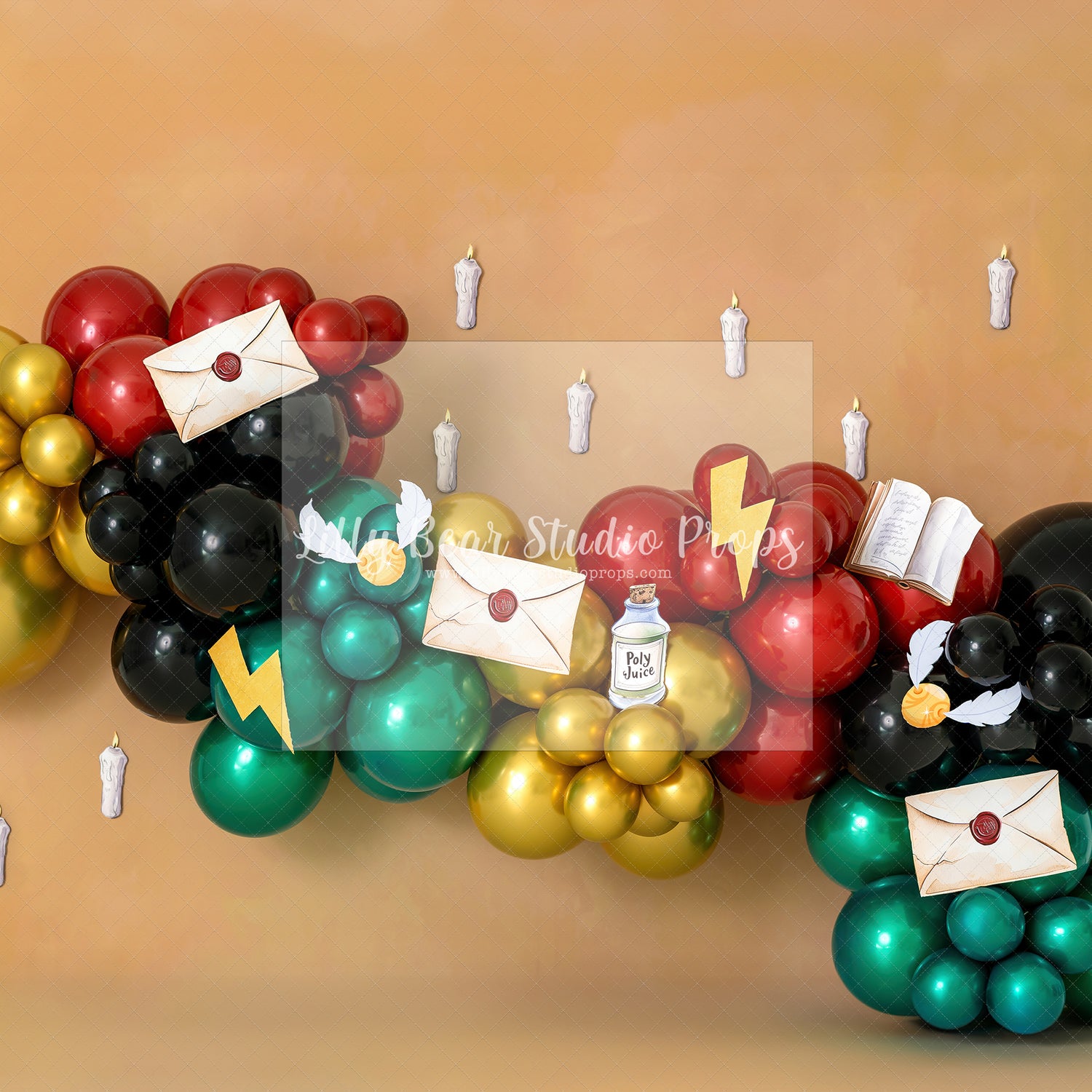 Hogwarts Balloons Seamless
