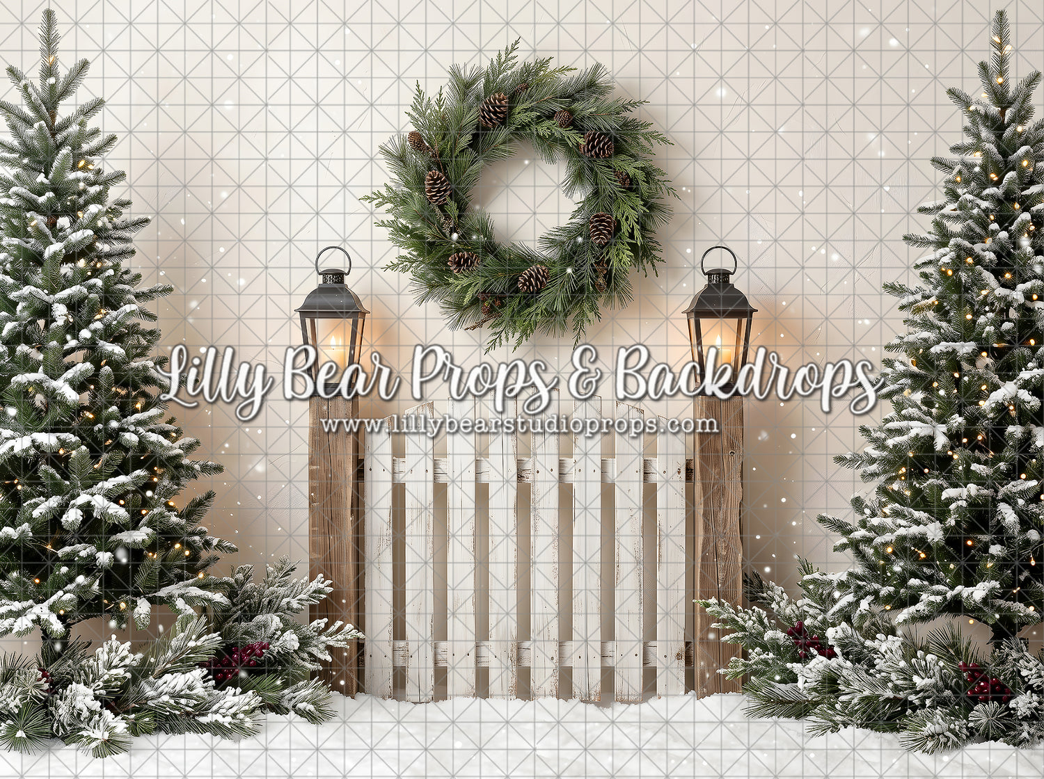 Holiday Garden Fence