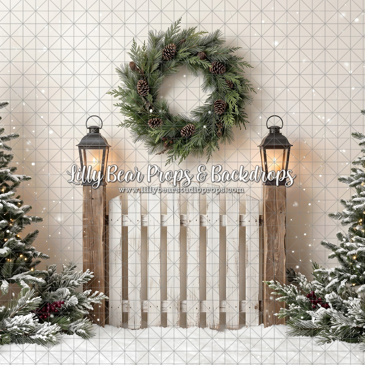 Holiday Garden Fence