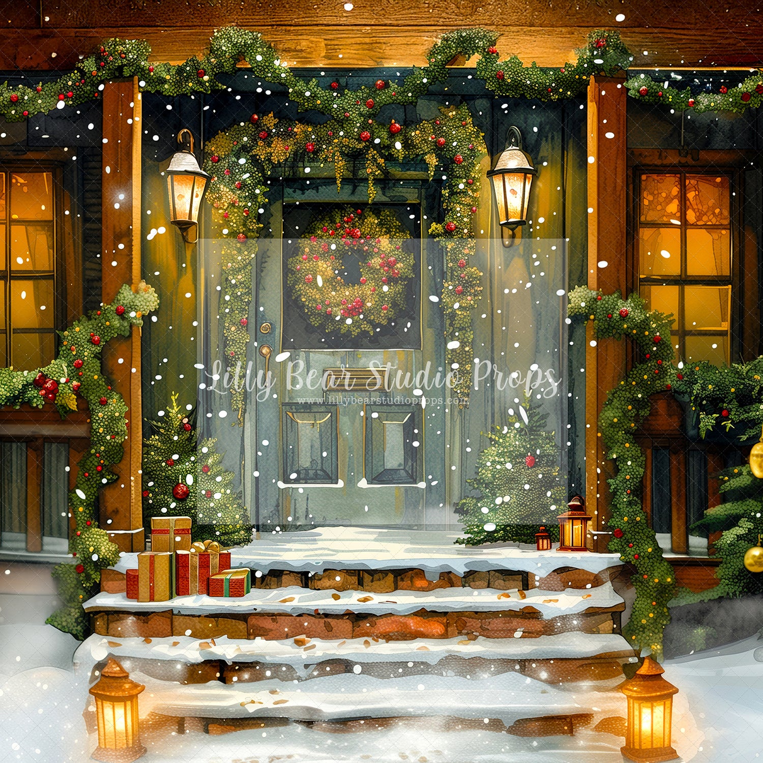 Ilustrated Golden Glow Porch - Sweep Options