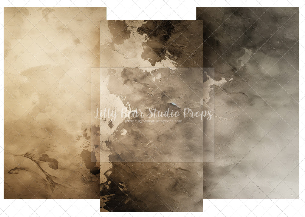 Impasto Driftwood Panel Set