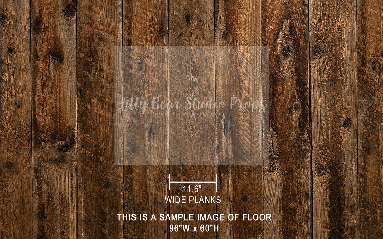 JOP Vertical Wood EXTRA WIDE Planks Neoprene 96"x60" - (RTS)