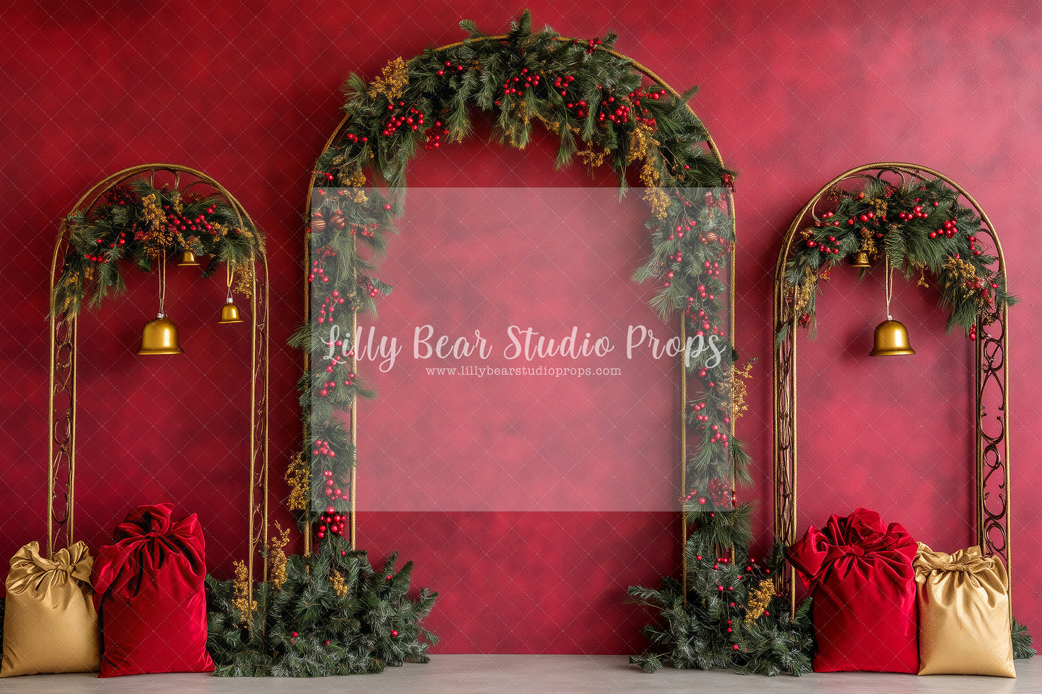 Jingle Bell Triple Arch