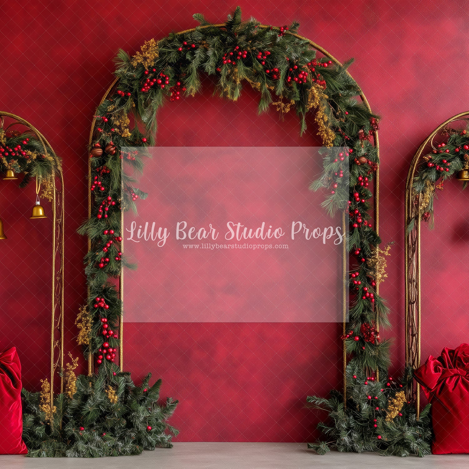 Jingle Bell Triple Arch