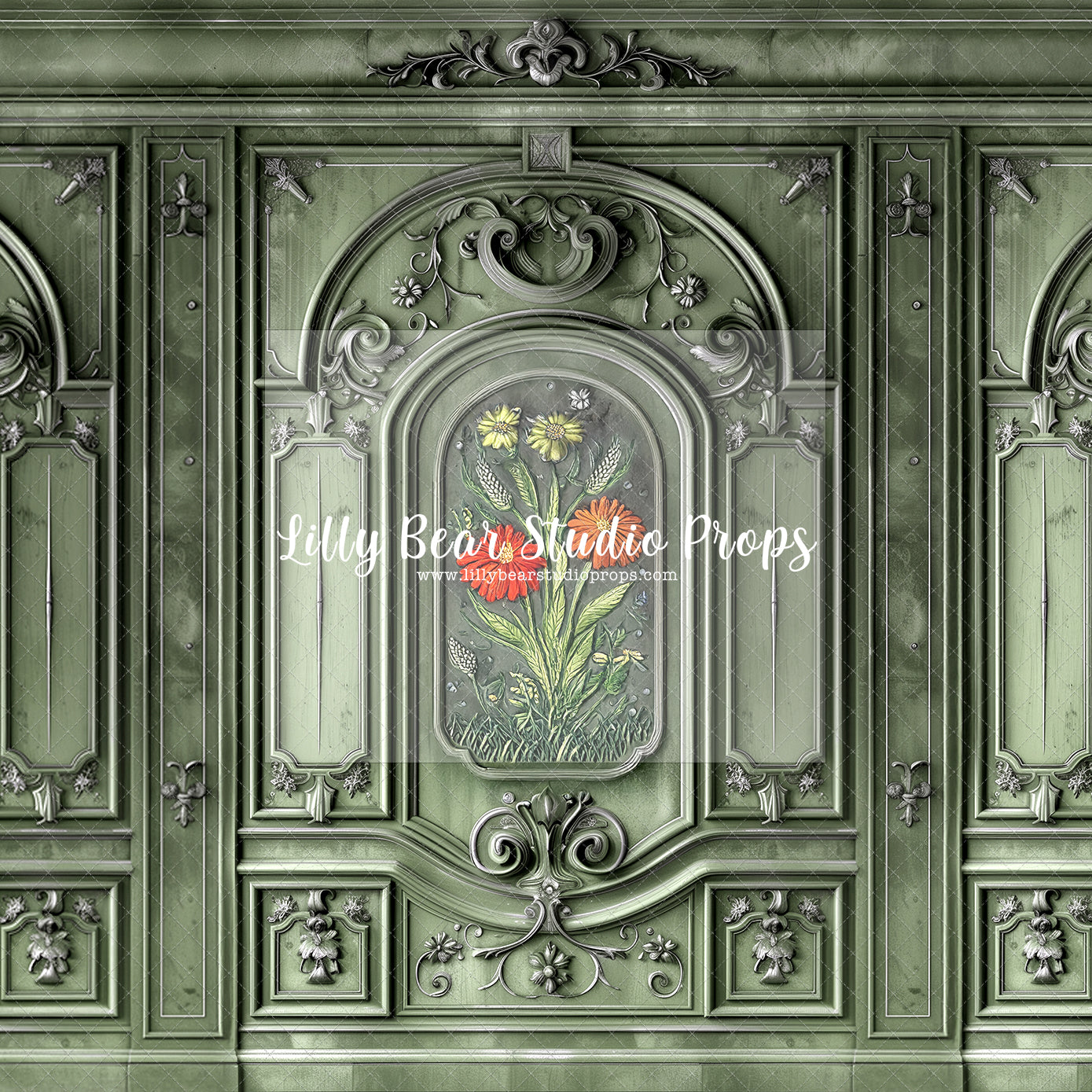 Lady Sage Wainscotting Wall