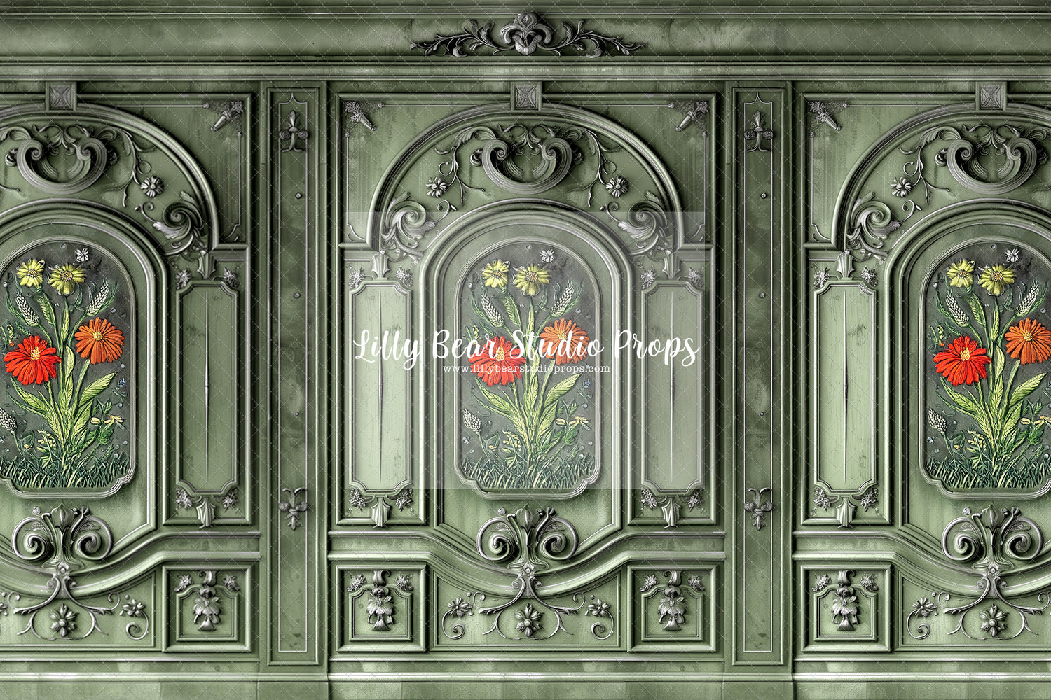 Lady Sage Wainscotting Wall