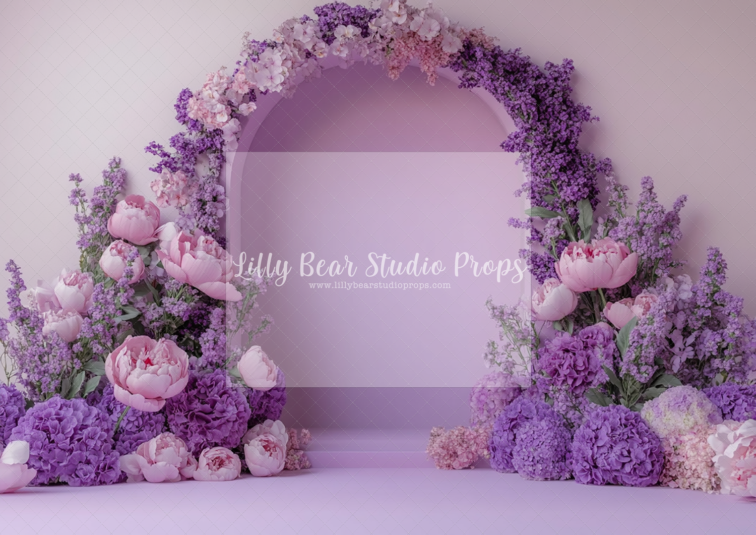 Lavender Whisper Floral Arch