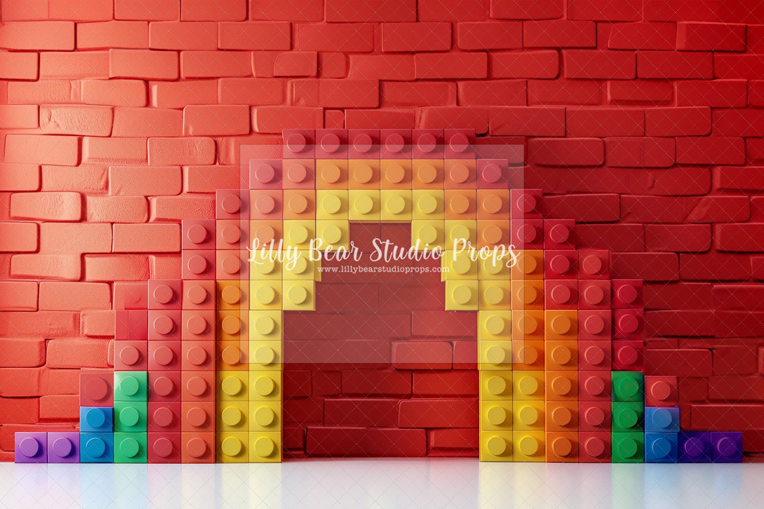 Lego Arch Red Wall