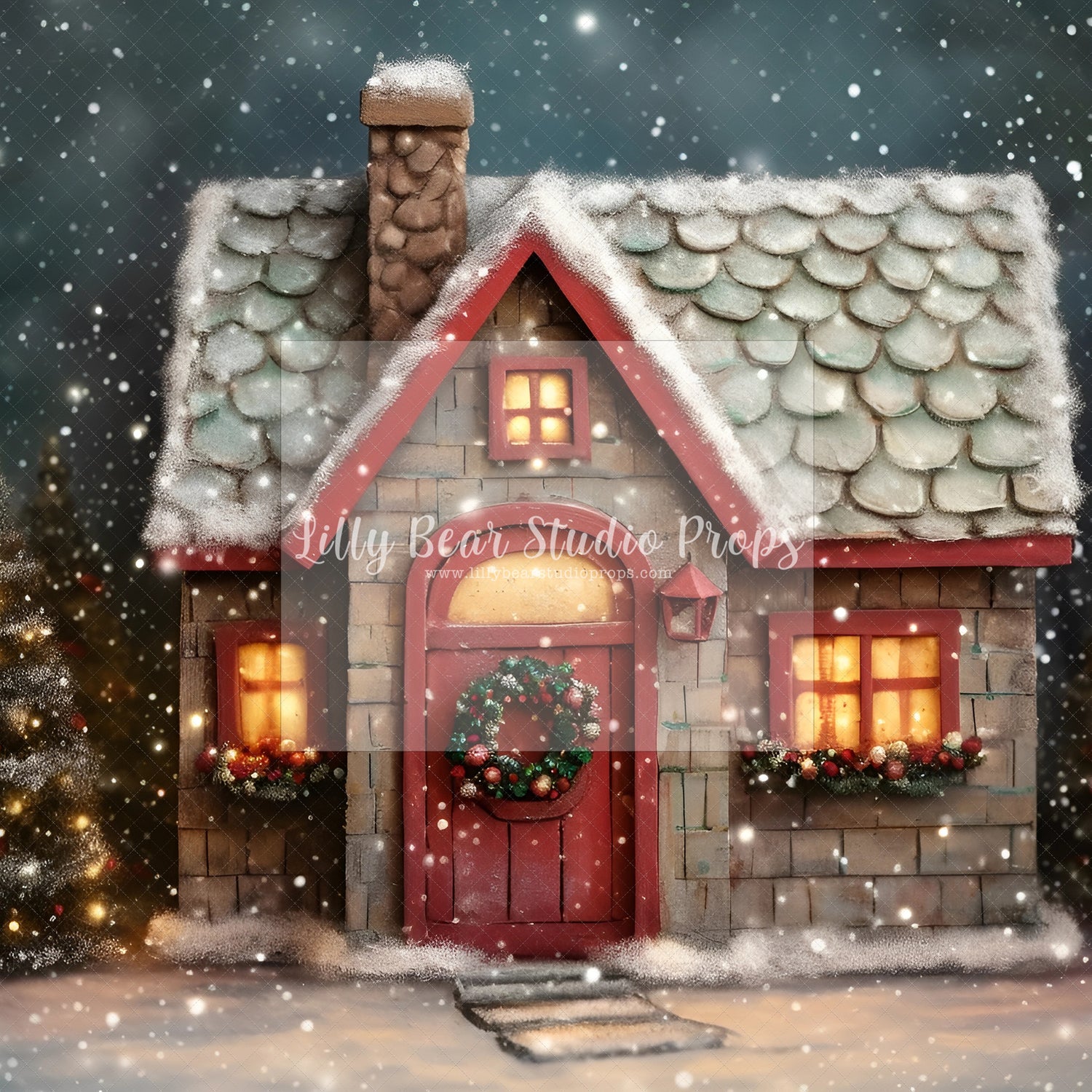 Let it Snow Outside the Cottage