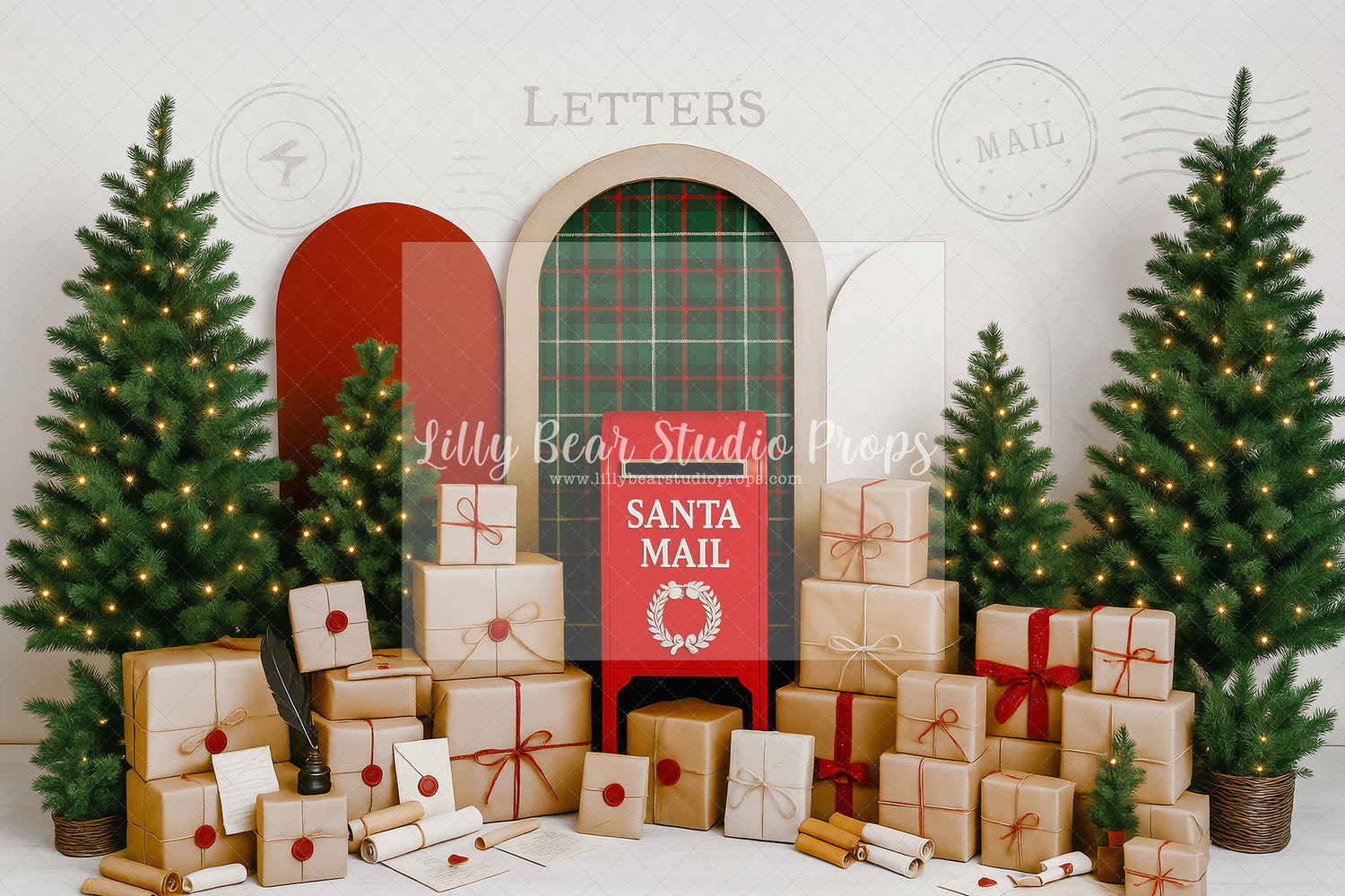 Letters and parcels for Santa