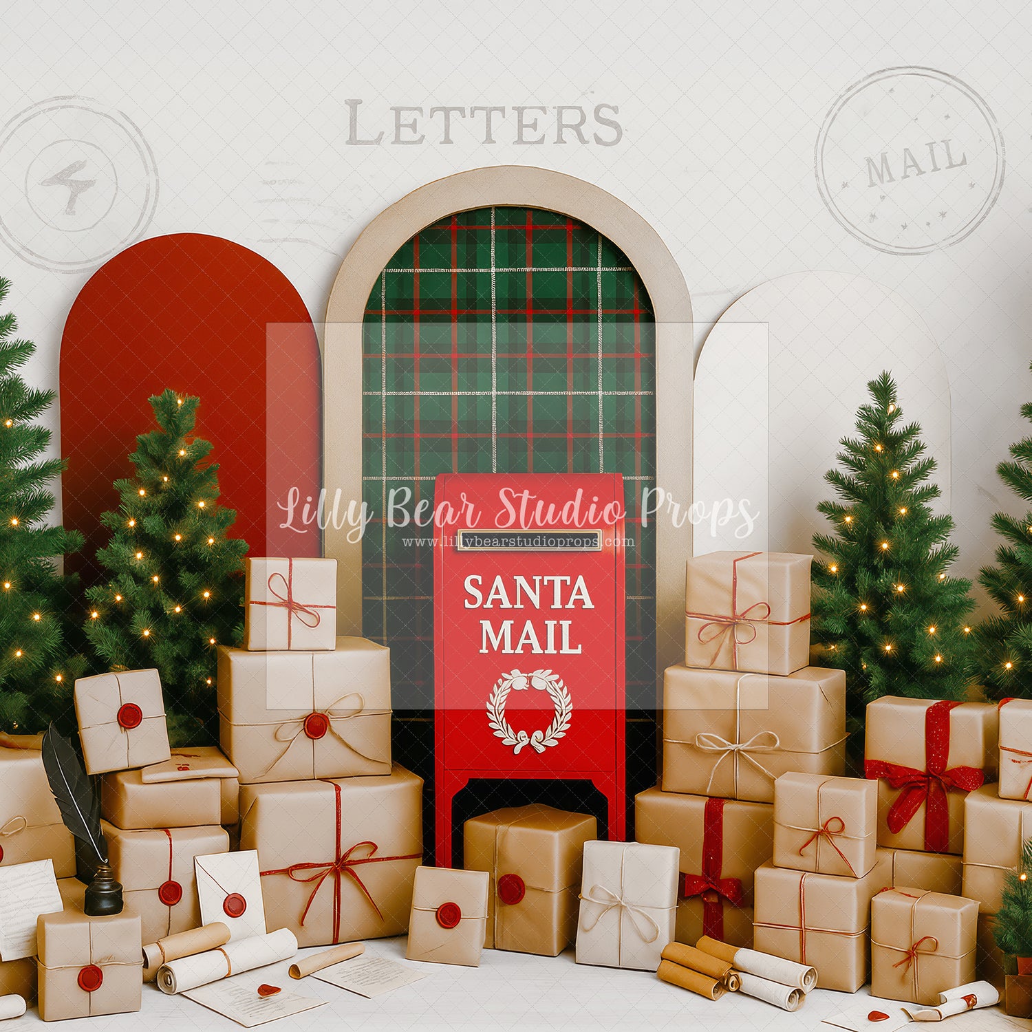 Letters and parcels for Santa