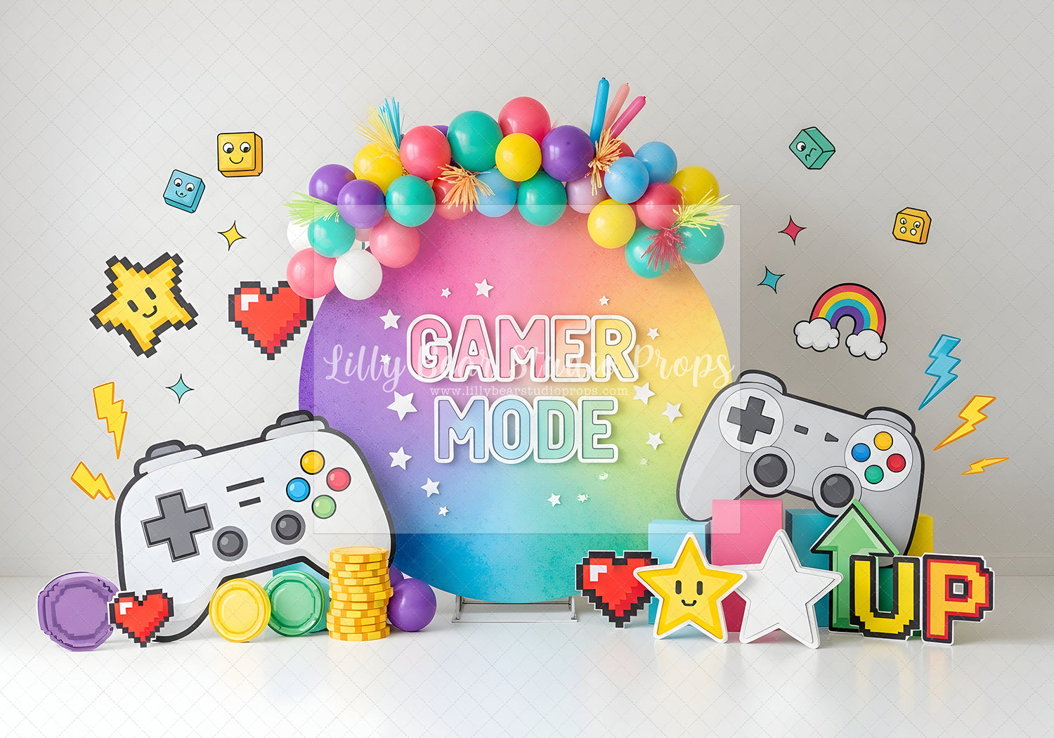 Level Up Game Mode Neon