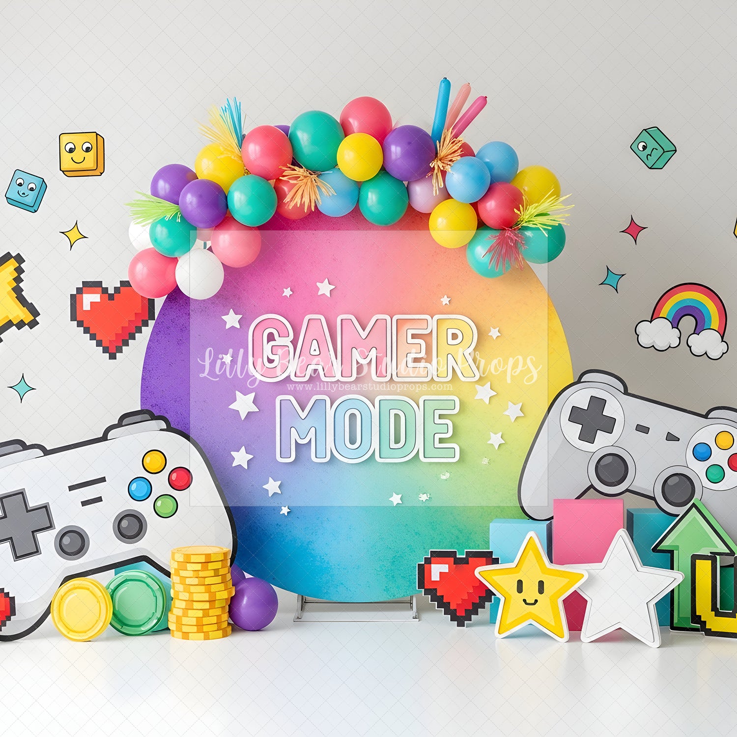 Level Up Game Mode Neon