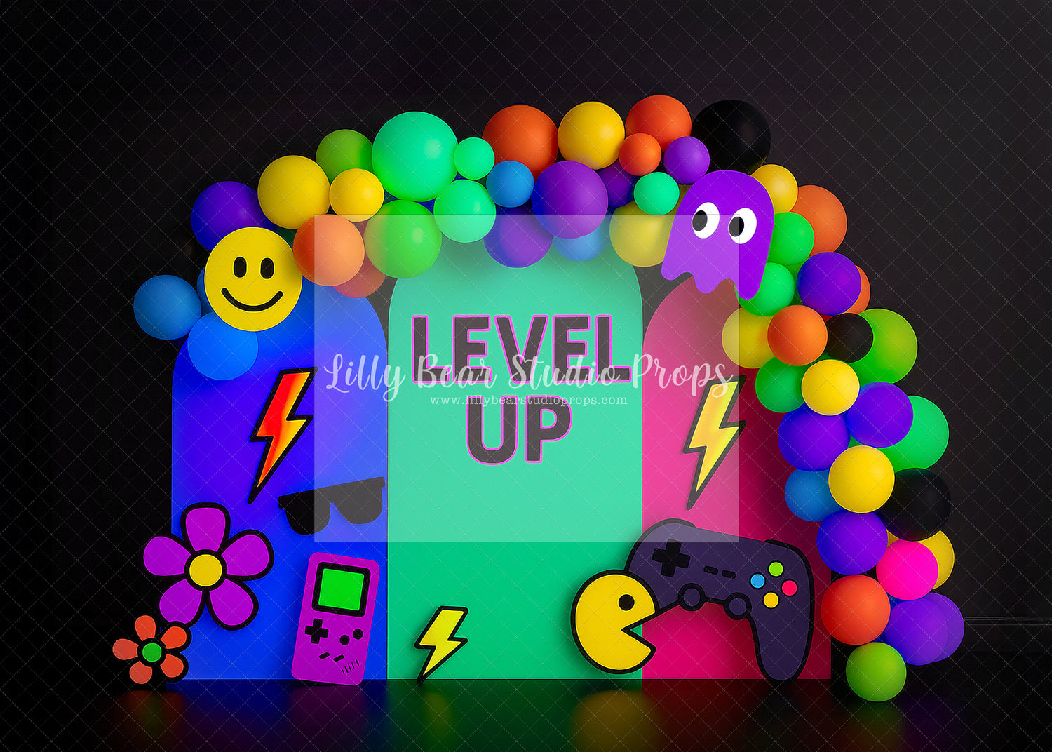 Level Up Neons Black