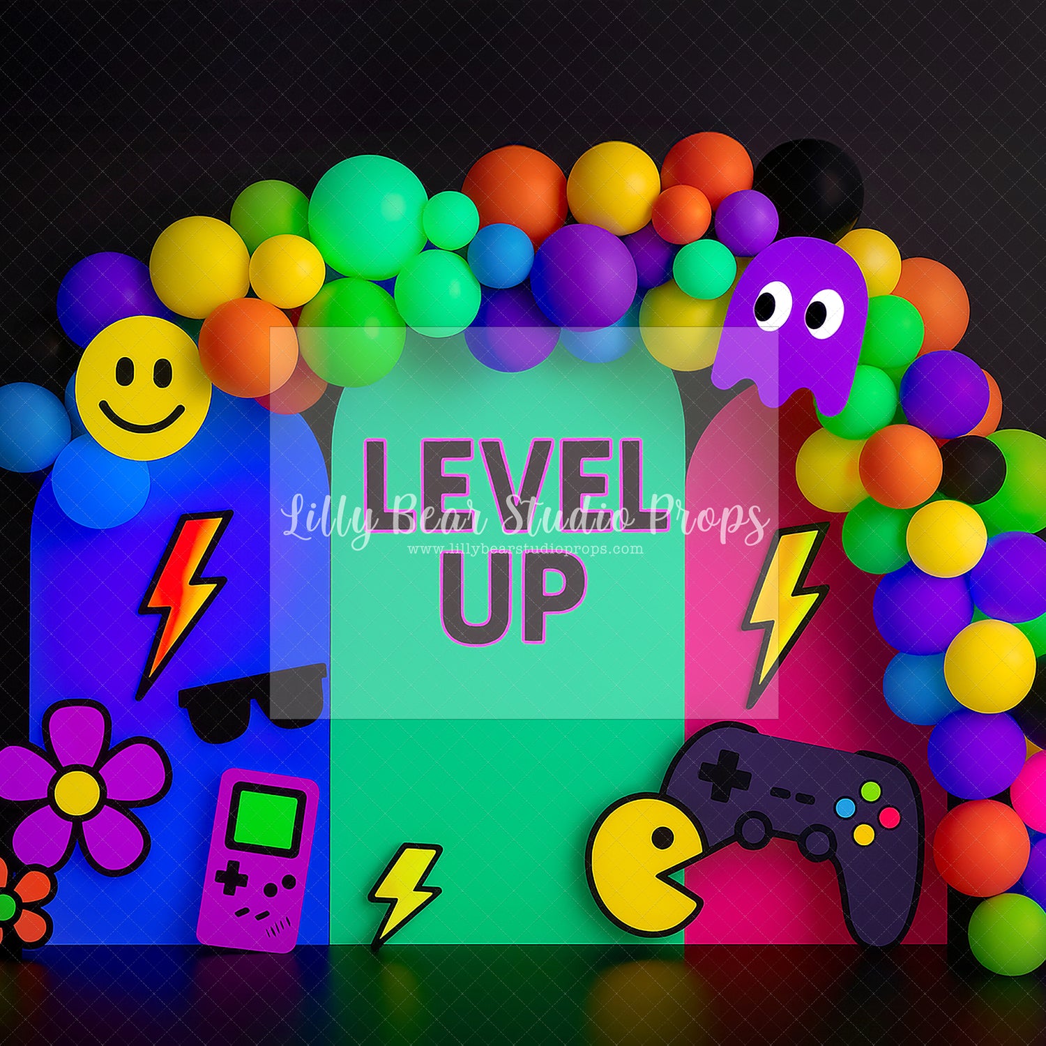 Level Up Neons Black