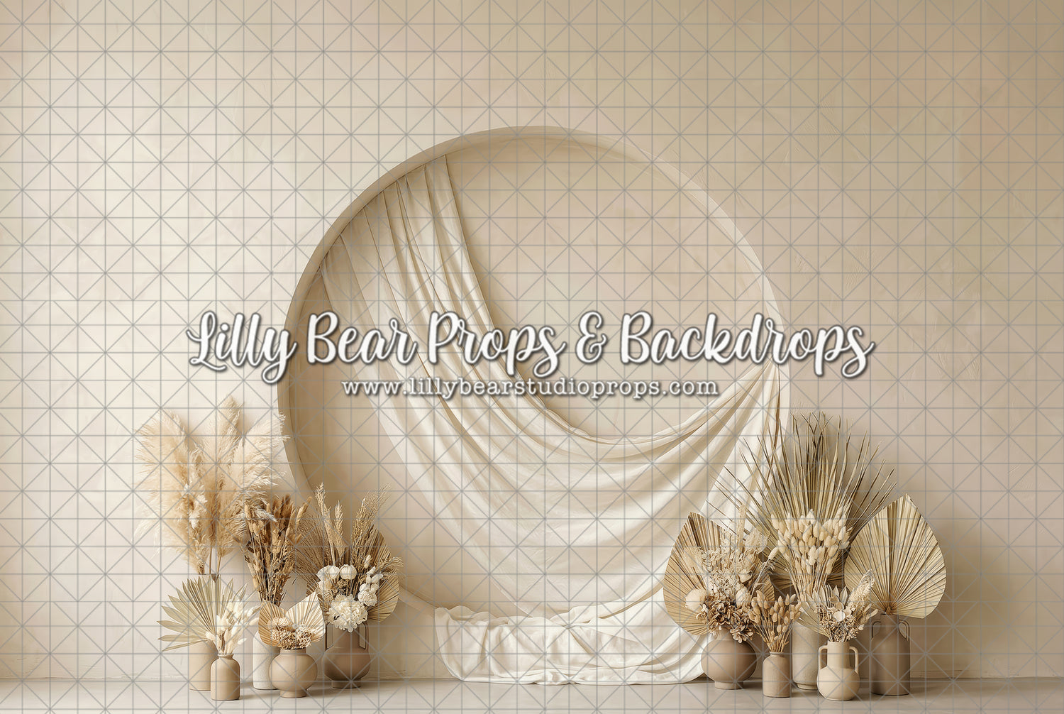 Linen Halo Arch