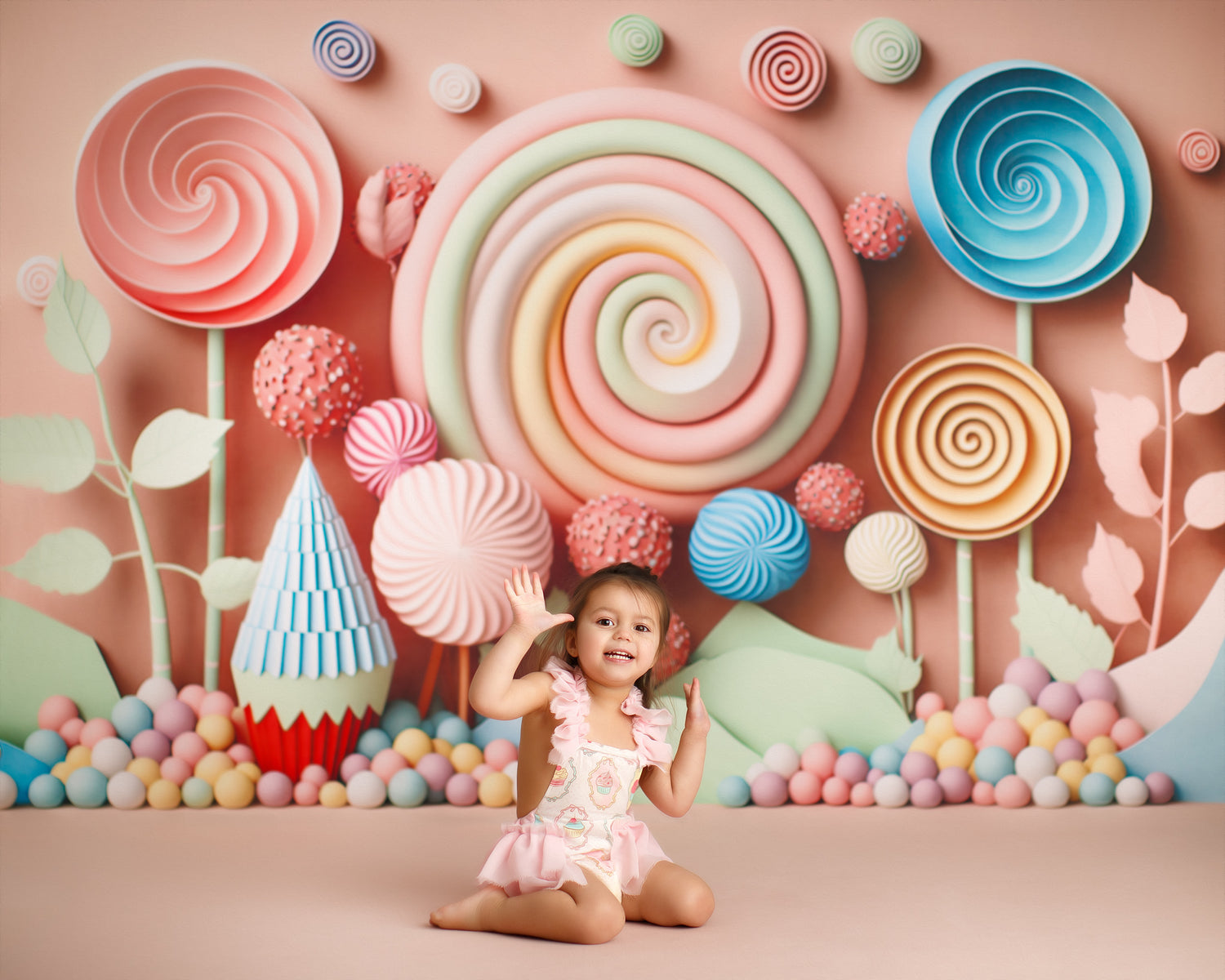 Lollipop Flowers - Sweep Option