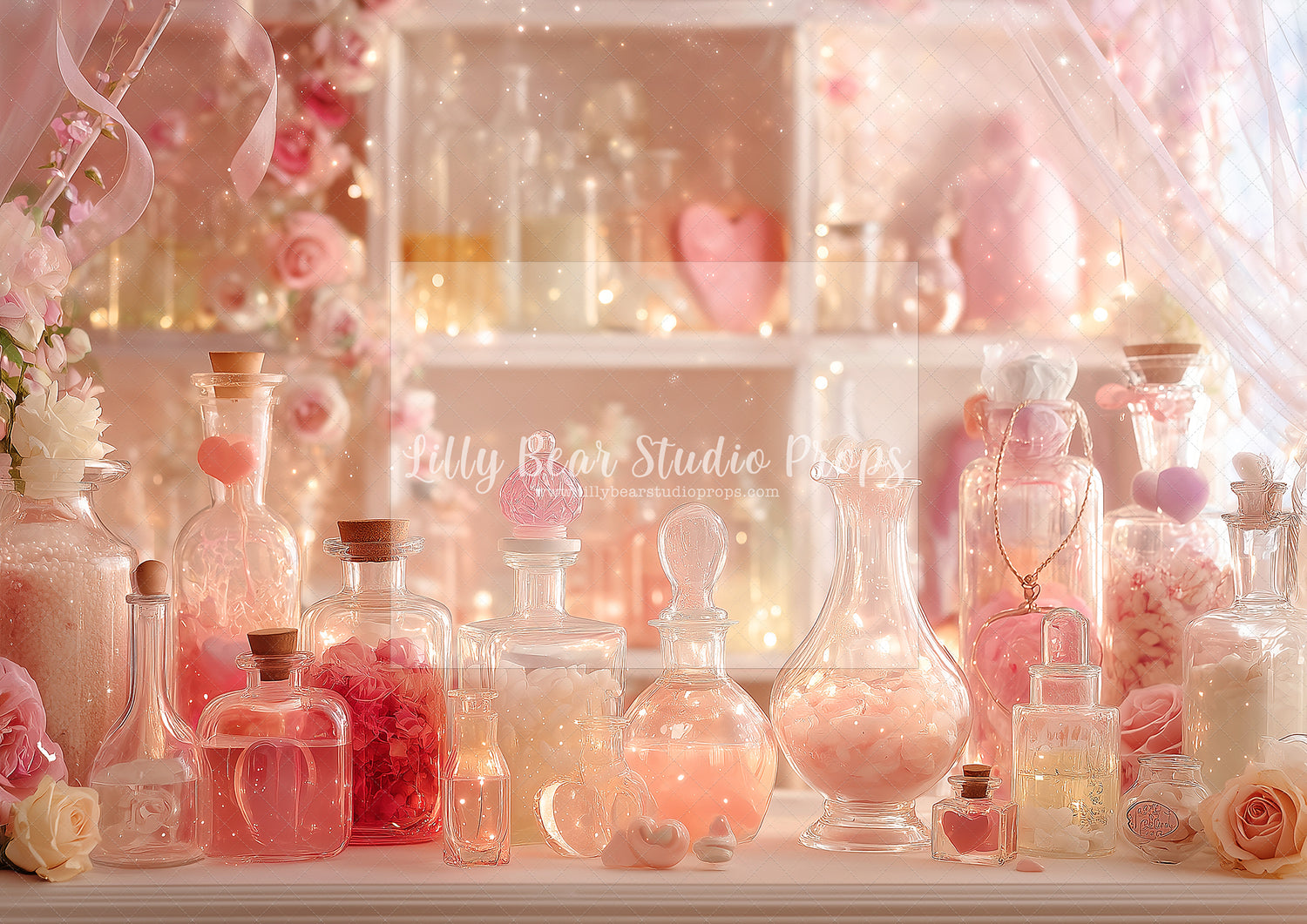 Love Potion Glass Bottles