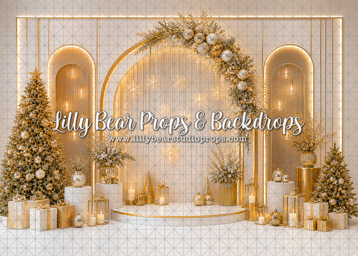 Luxe Gilded Star Studio