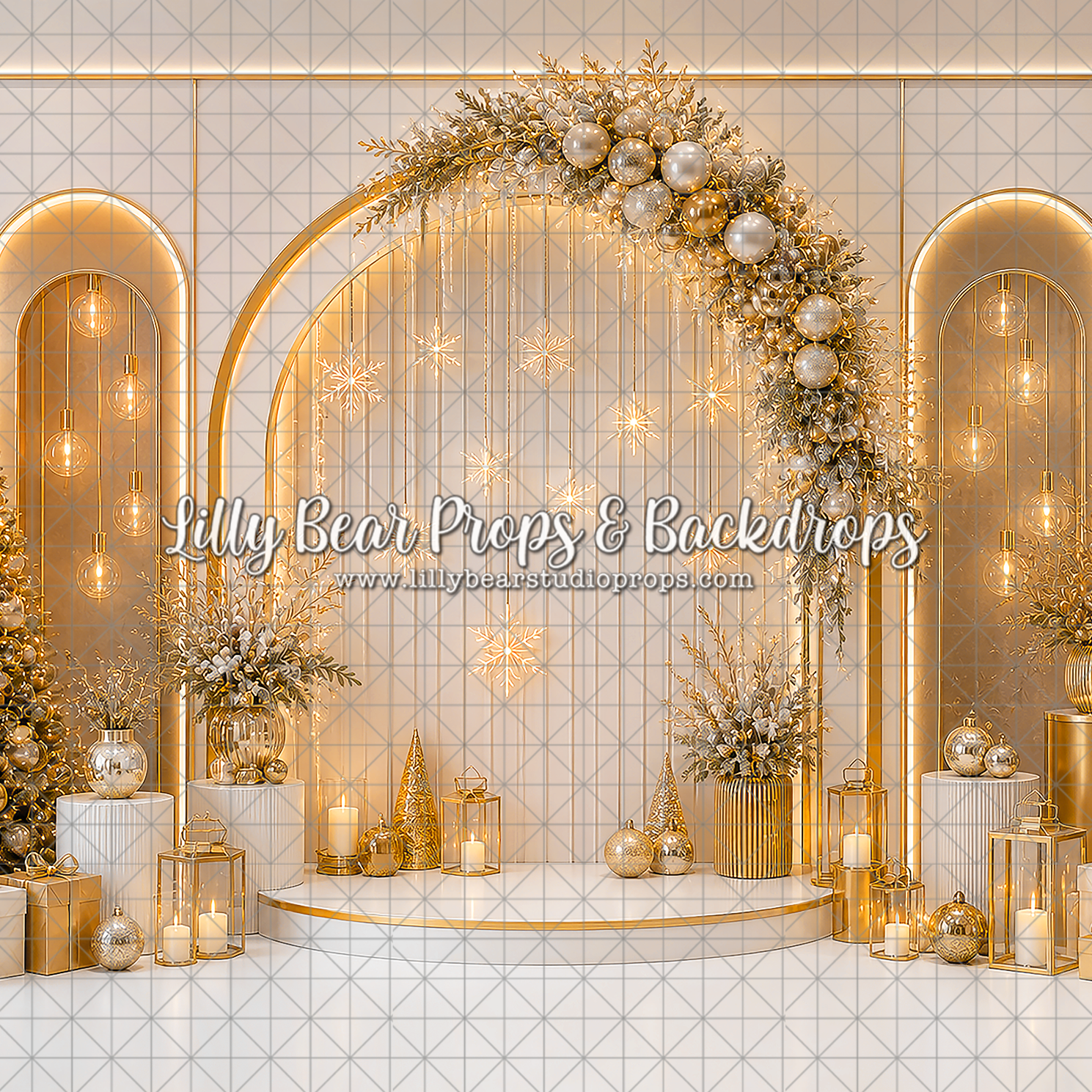 Luxe Gilded Star Studio