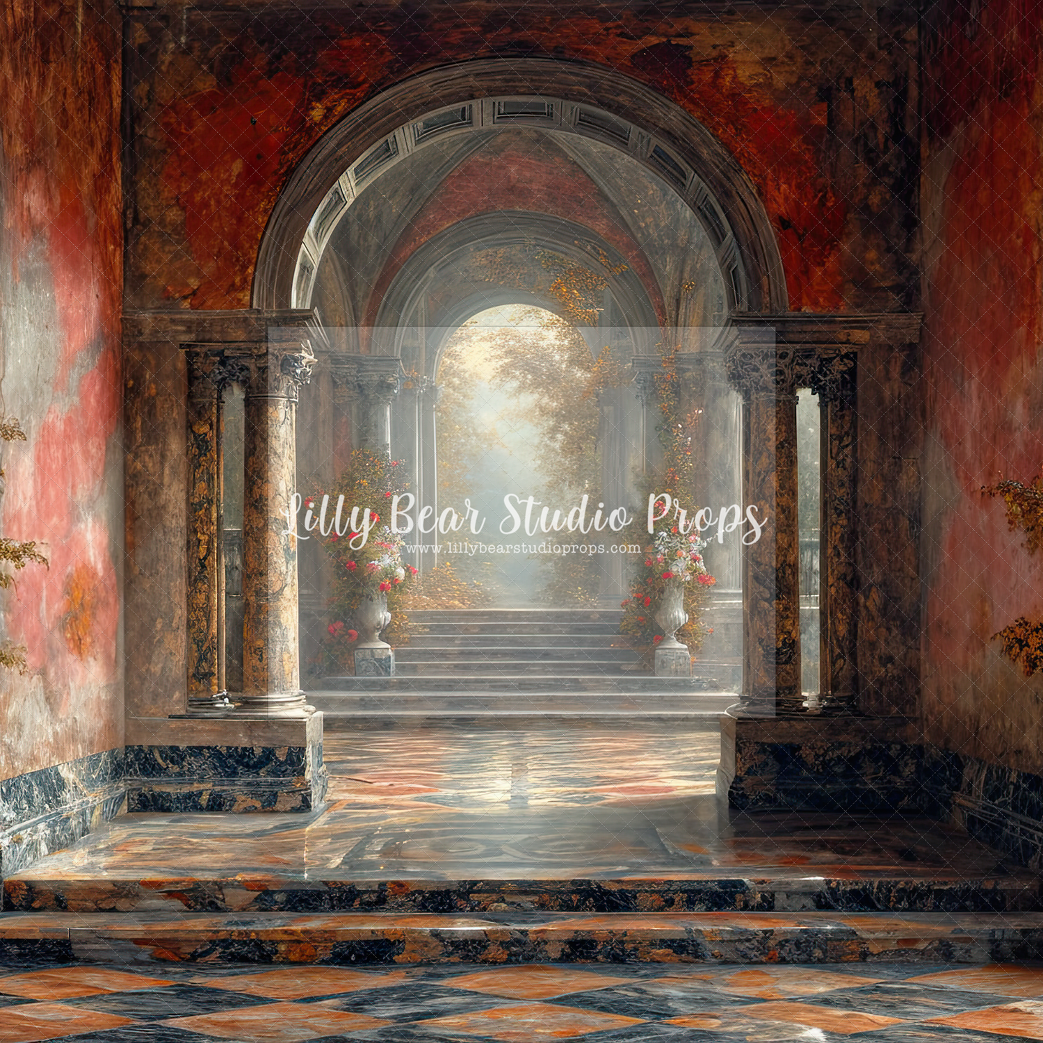 Marble Hall to the Terrace