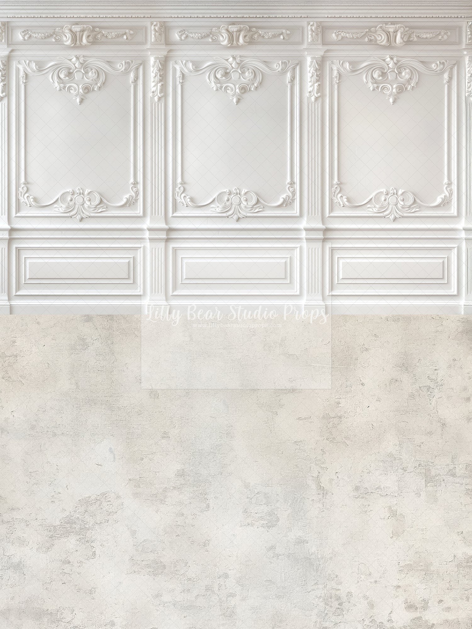 Mary White Wainscotting Wall - Sweep Option - TESTER