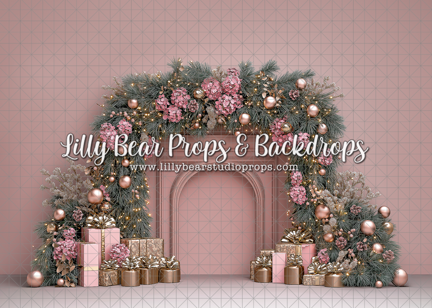 Mauve Merry Mantel
