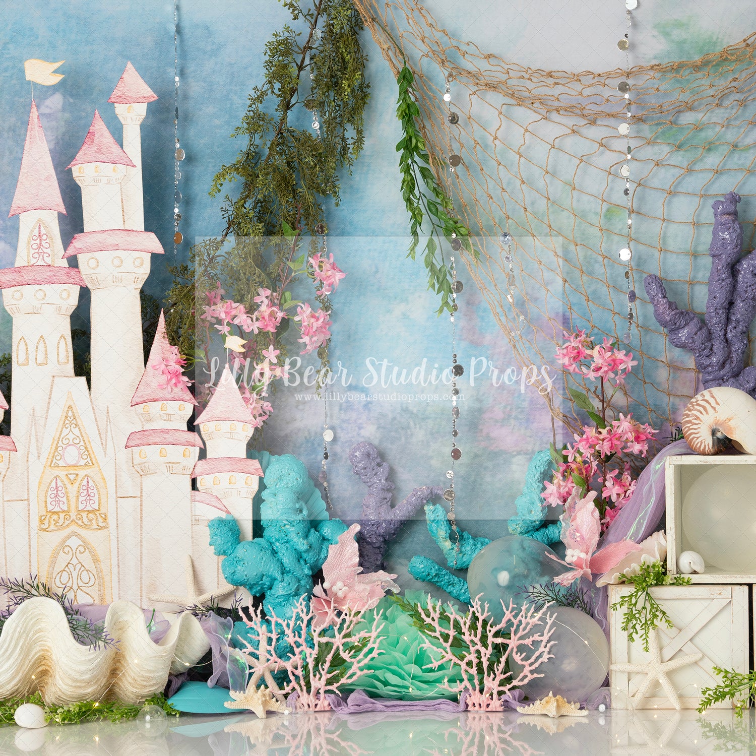 Mermaid Castle Under the Sea
