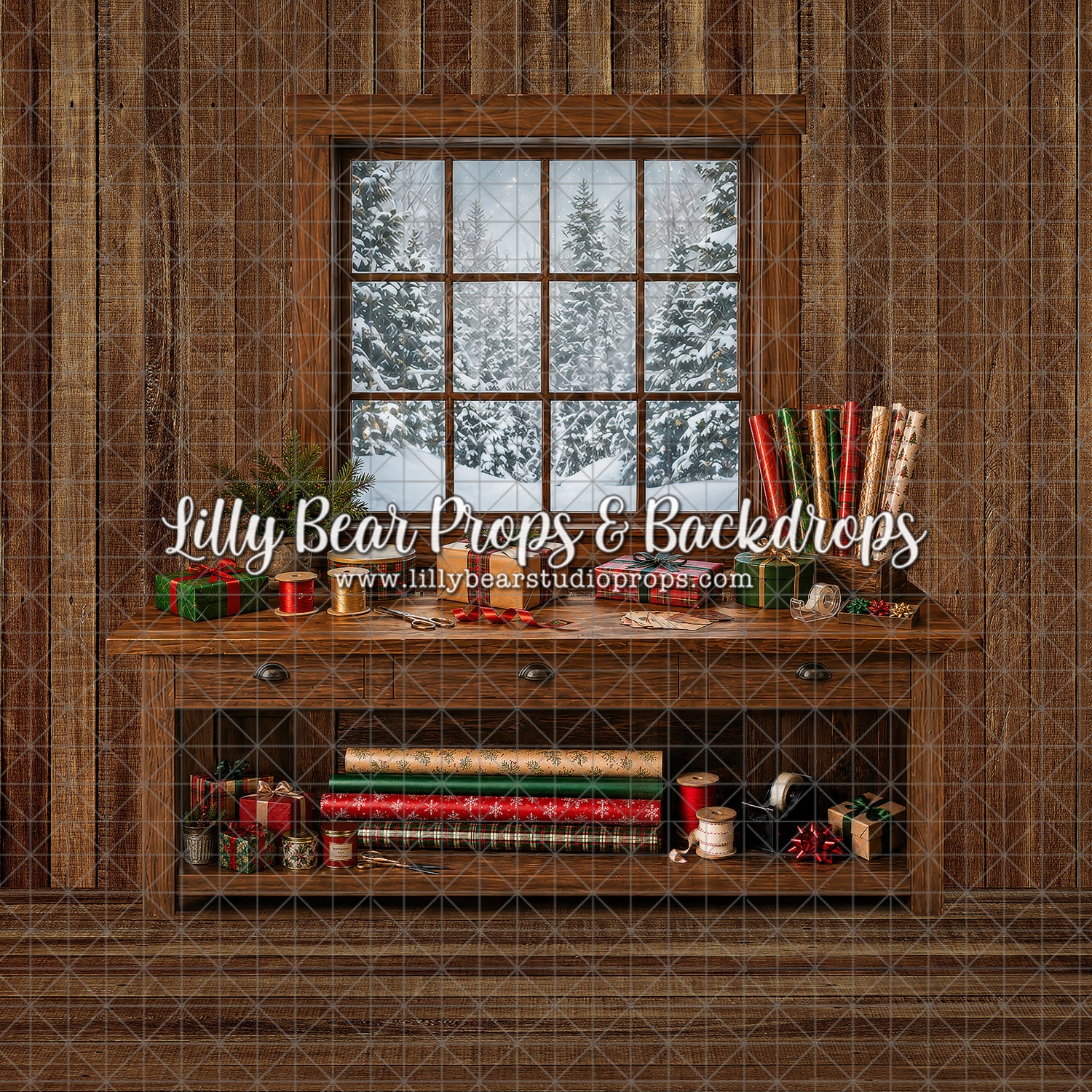 Merry Wrapping Workshop Table
