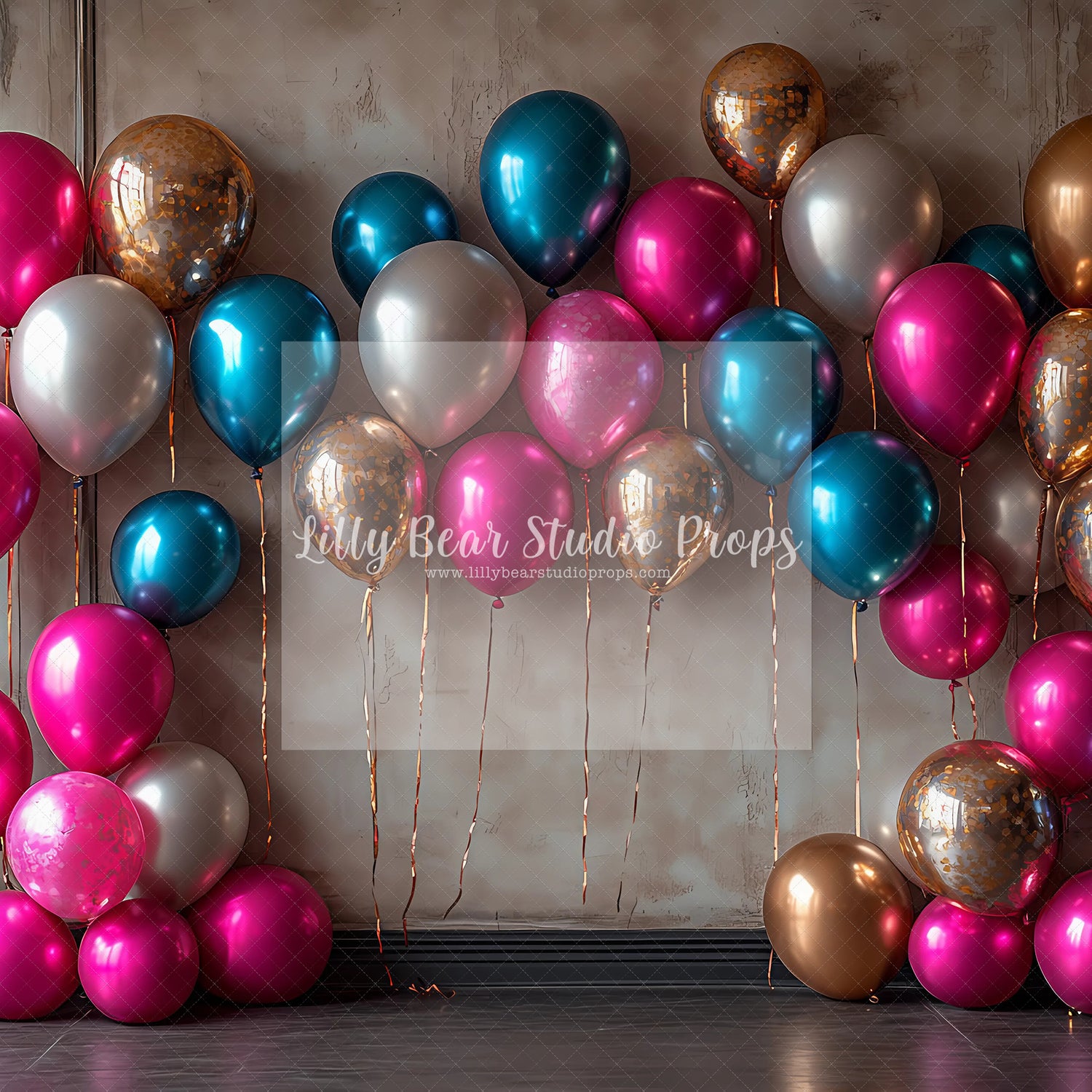 Metallic Balloons Arch