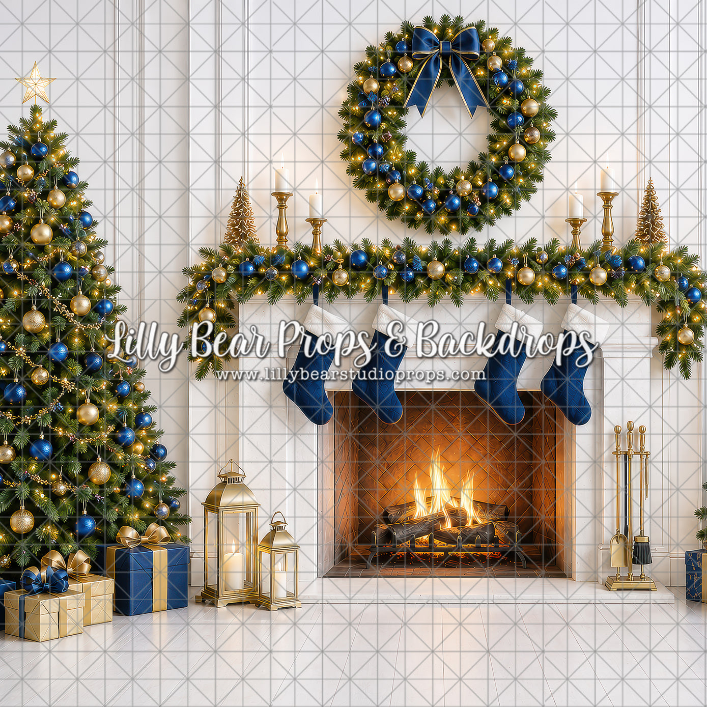 Midnight Noël Mantel