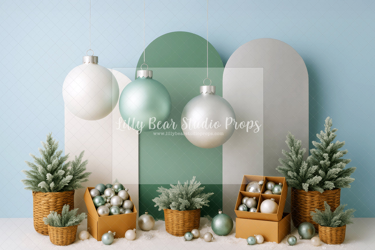 Mint Green Christmas Arches