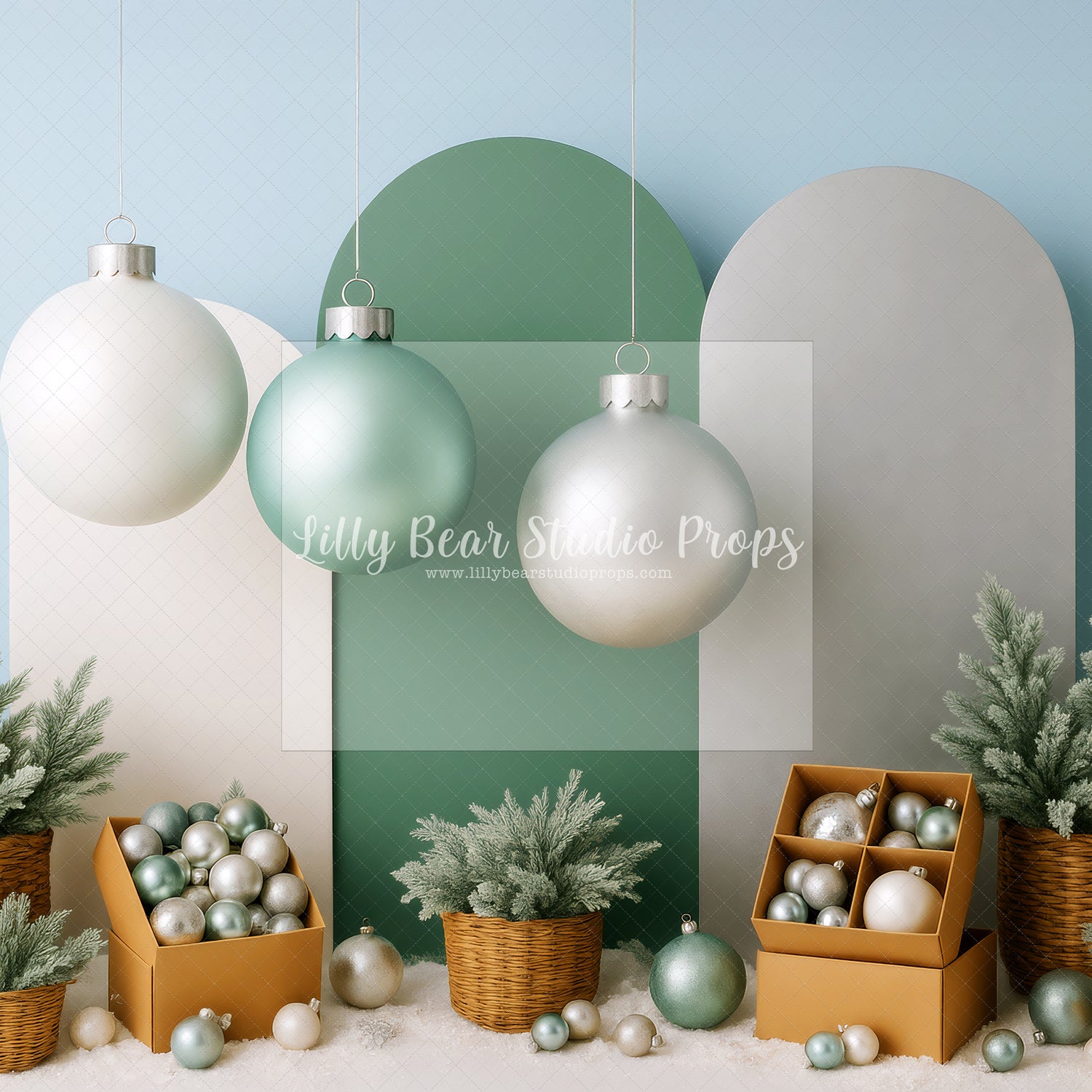 Mint Green Christmas Arches