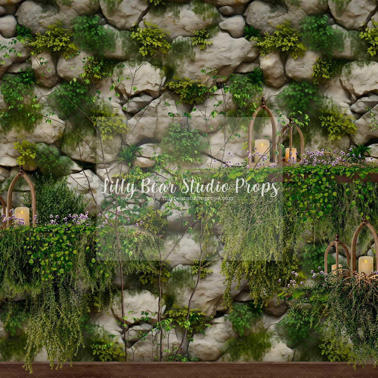 Mossy Rock Wall