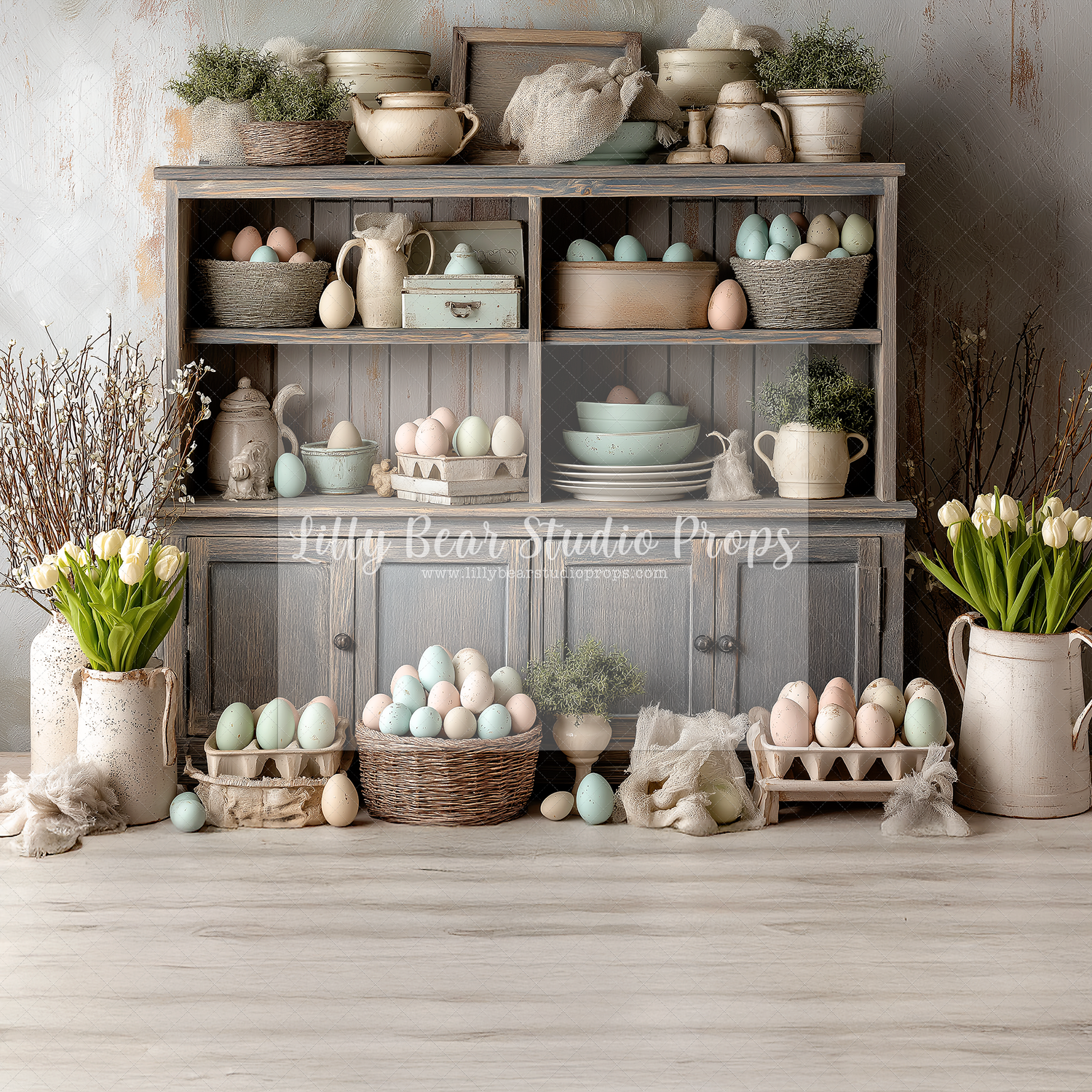 Neutral Eggs Armoire - Sweep Option