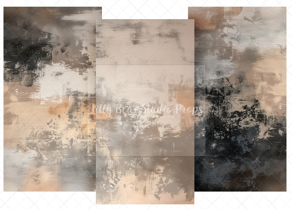 Neutral Noir Panel Set
