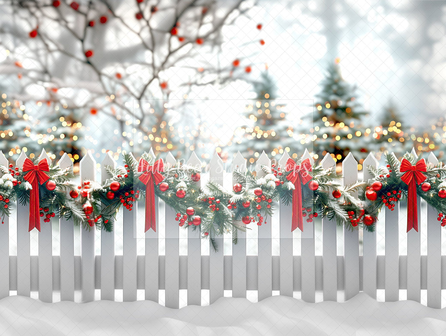 North Pole Barn Doors & North Pole Picket Fence ROOM