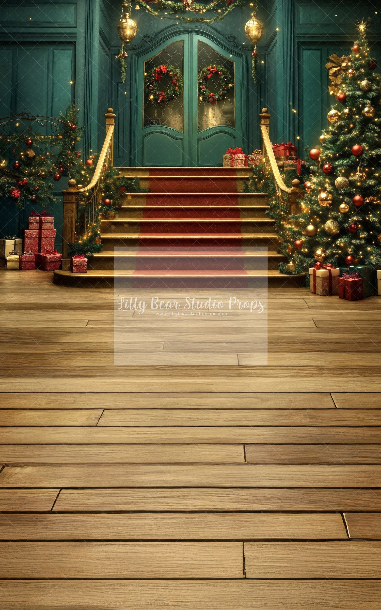 Nostalgic Christmas Entryway - Sweep Option