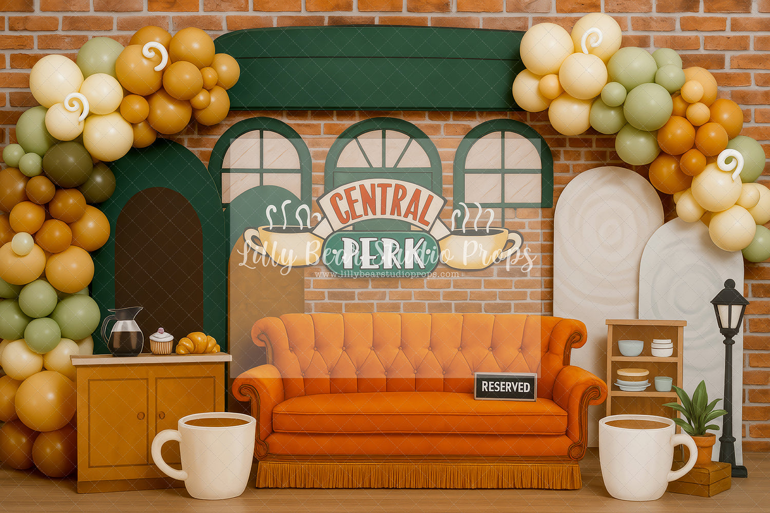 Orange Coach Central Perk