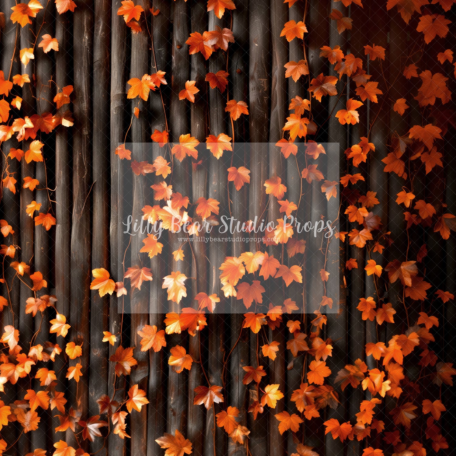 Orange Leaves Wood Branches-Sweep Options