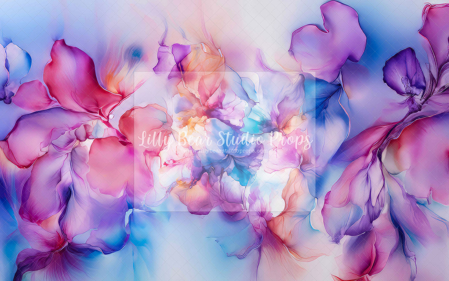 Painted Vibrant Flowers