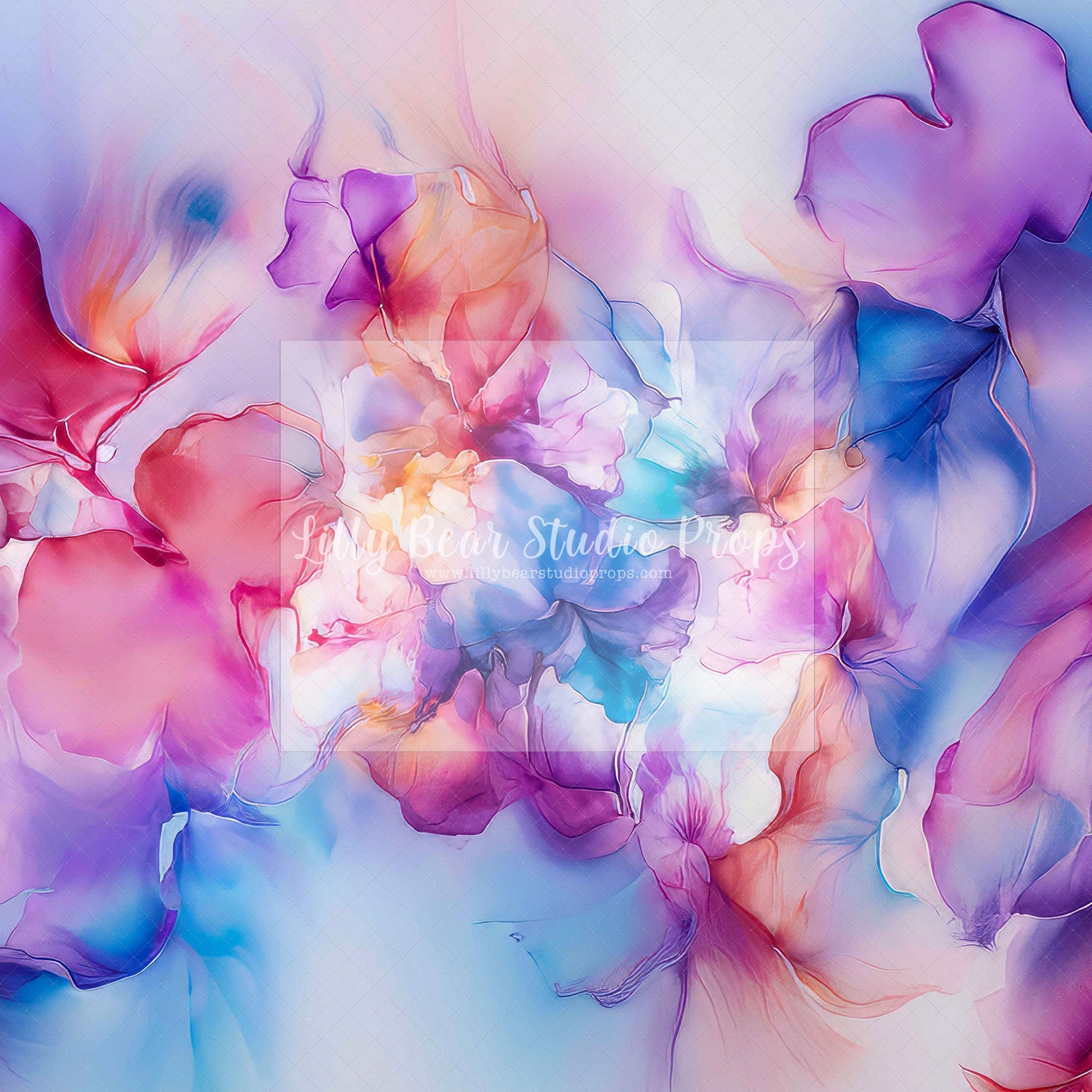 Painted Vibrant Flowers