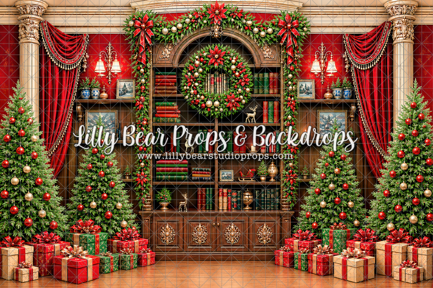 Painterly Grand Noel Storybook Library