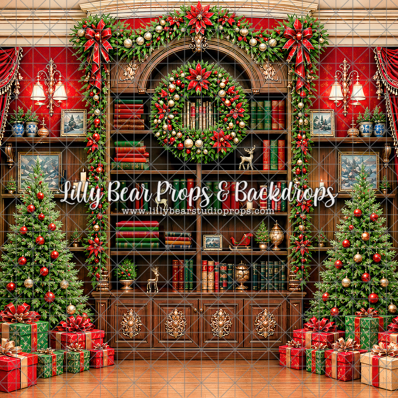 Painterly Grand Noel Storybook Library