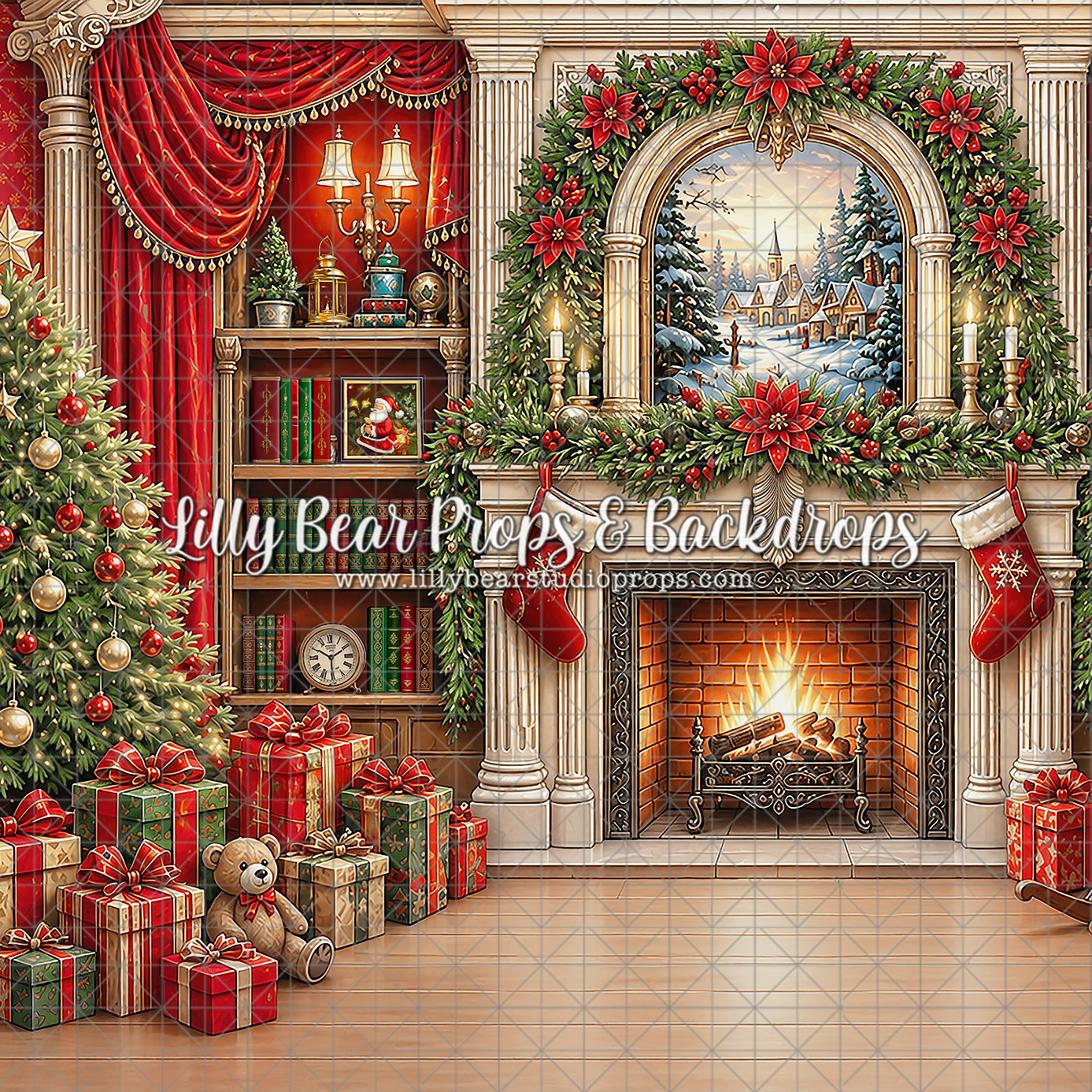 Painterly Regal Storybook Hearth