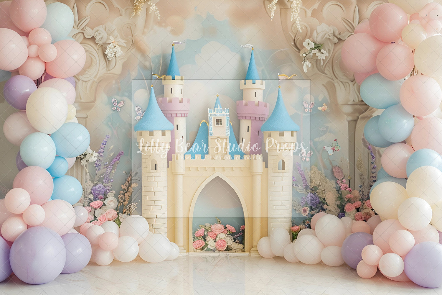 Palace and Balloons Party