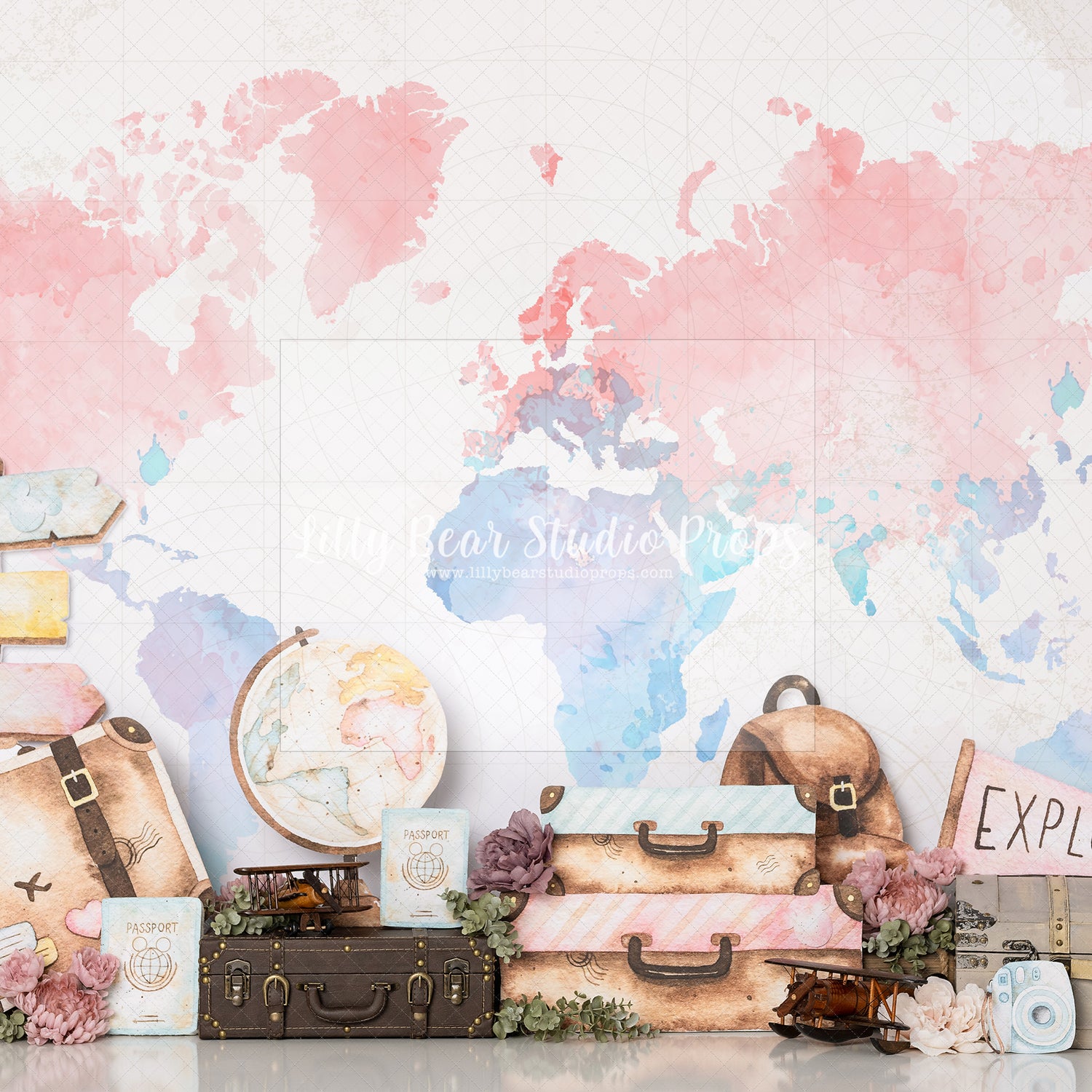 Pastel Travel The World