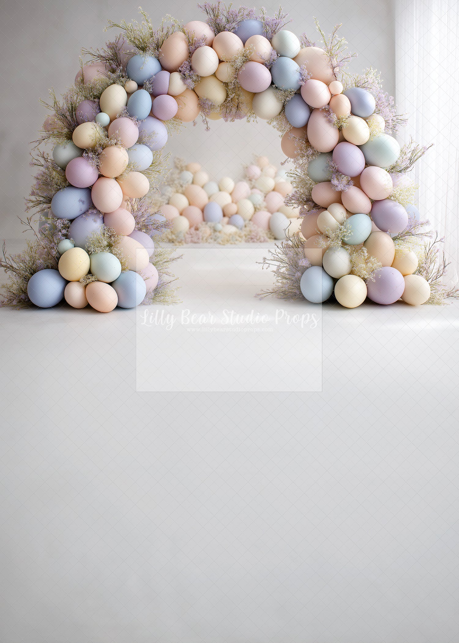 Pastel Egg Arch - Sweep Option