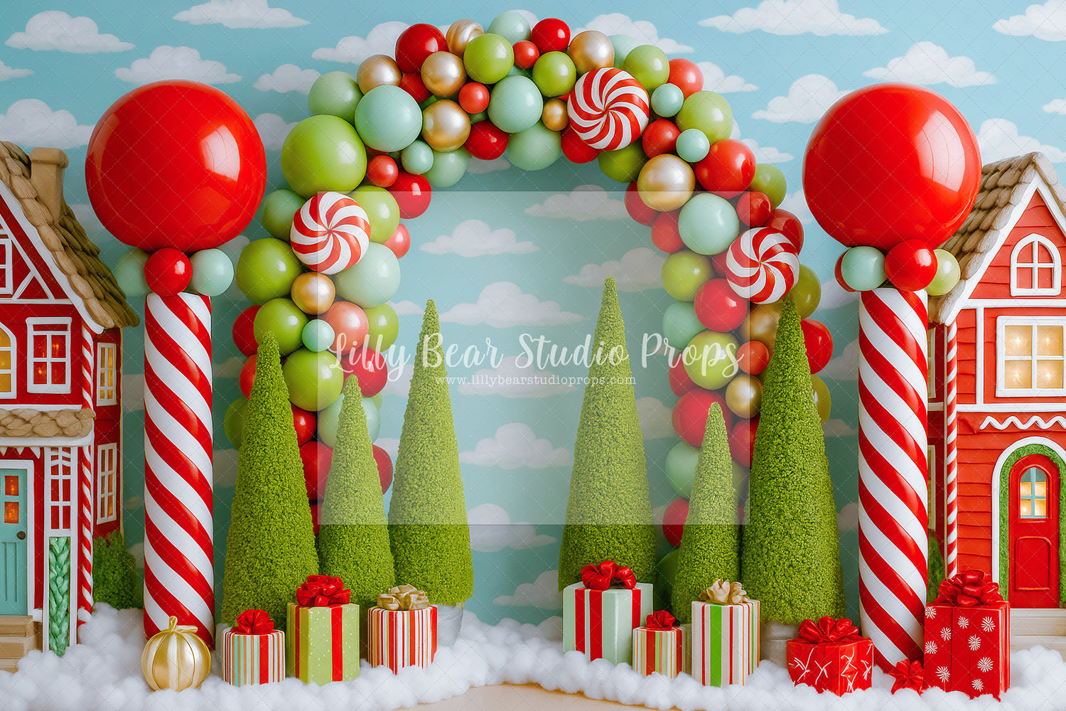 Peppermint Balloon Arch